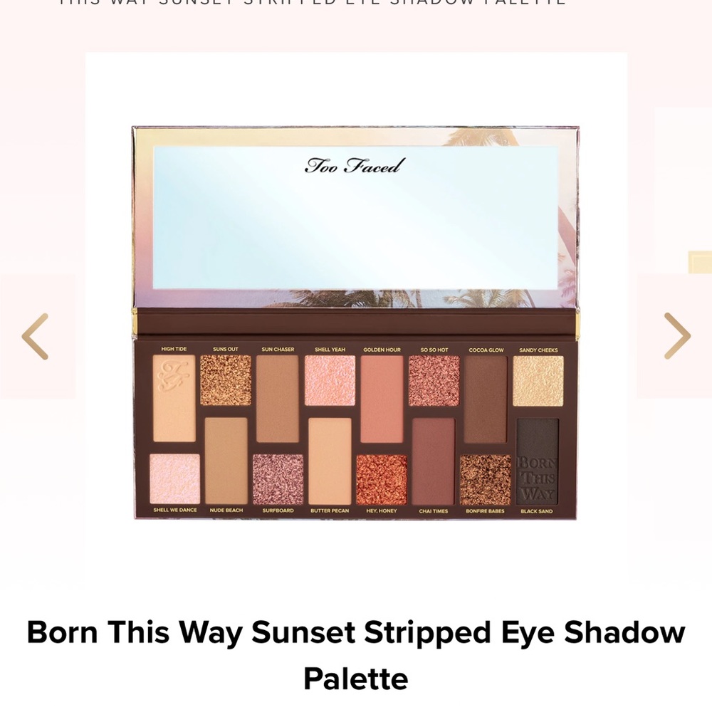 Born This Way Sunset Stripped Eye Shadow Palette